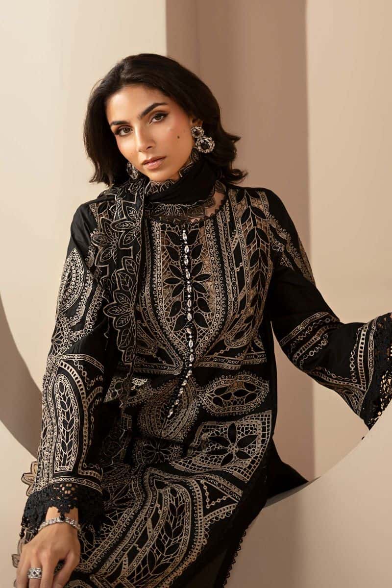 3 Piece Embroidered Lawn Suit - alternate view