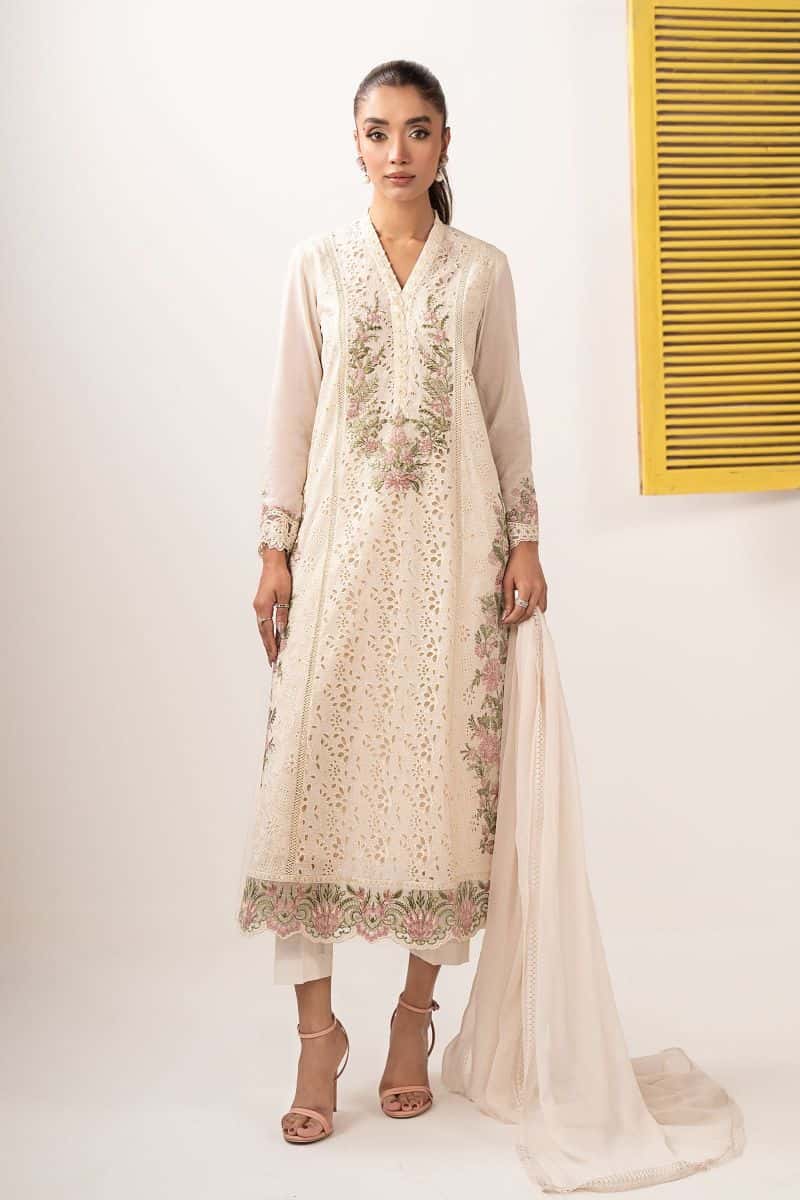 3 Piece Embroidered Lawn Suit