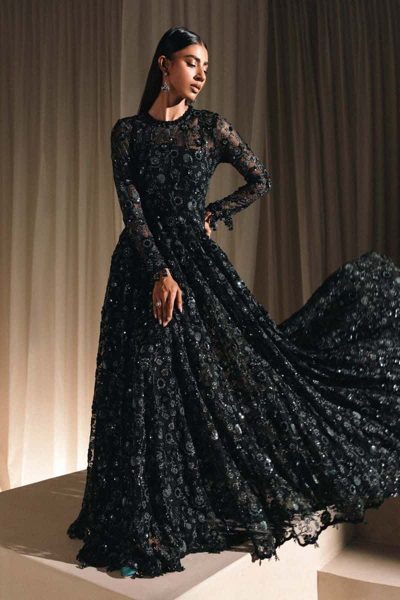 Embroidered Net Fabric (3Pcs)