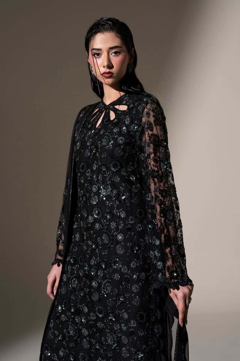 Embroidered Net Fabric (3Pcs) - alternate view