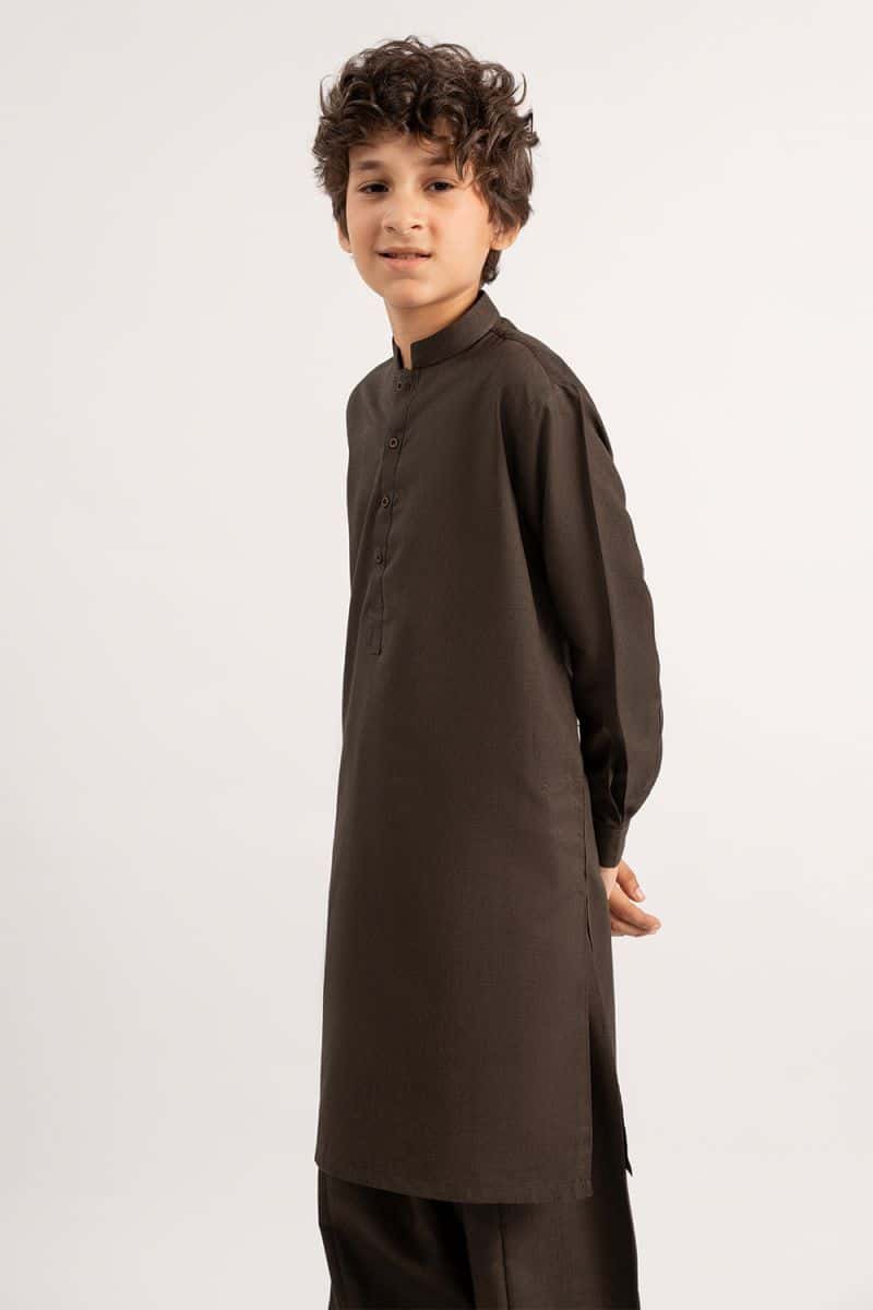 Wash & Wear Suit - BROWN - alternate view