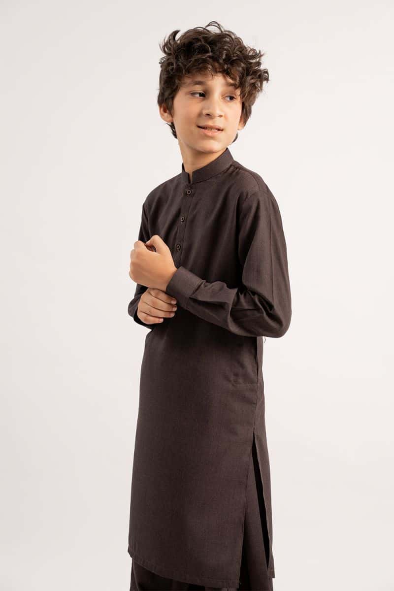Wash & Wear Suit - DARK BROWN - alternate view