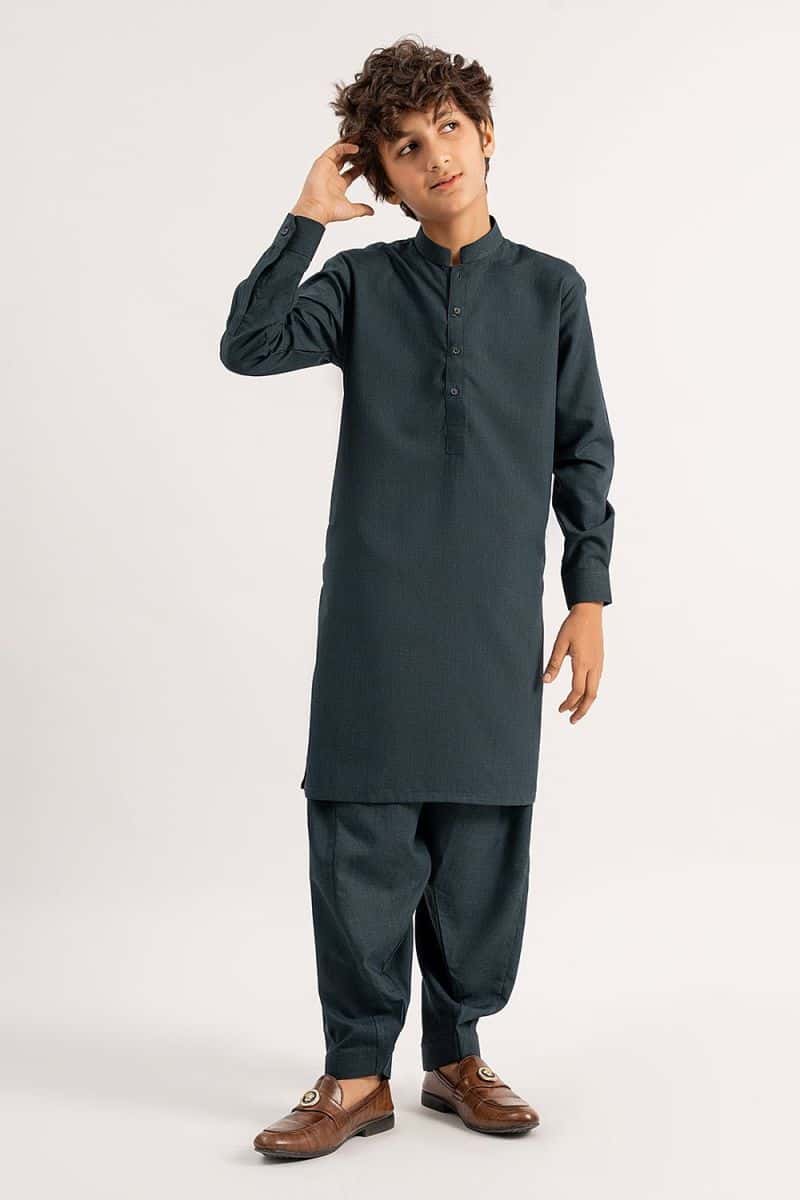 Wash & Wear Suit - C Green