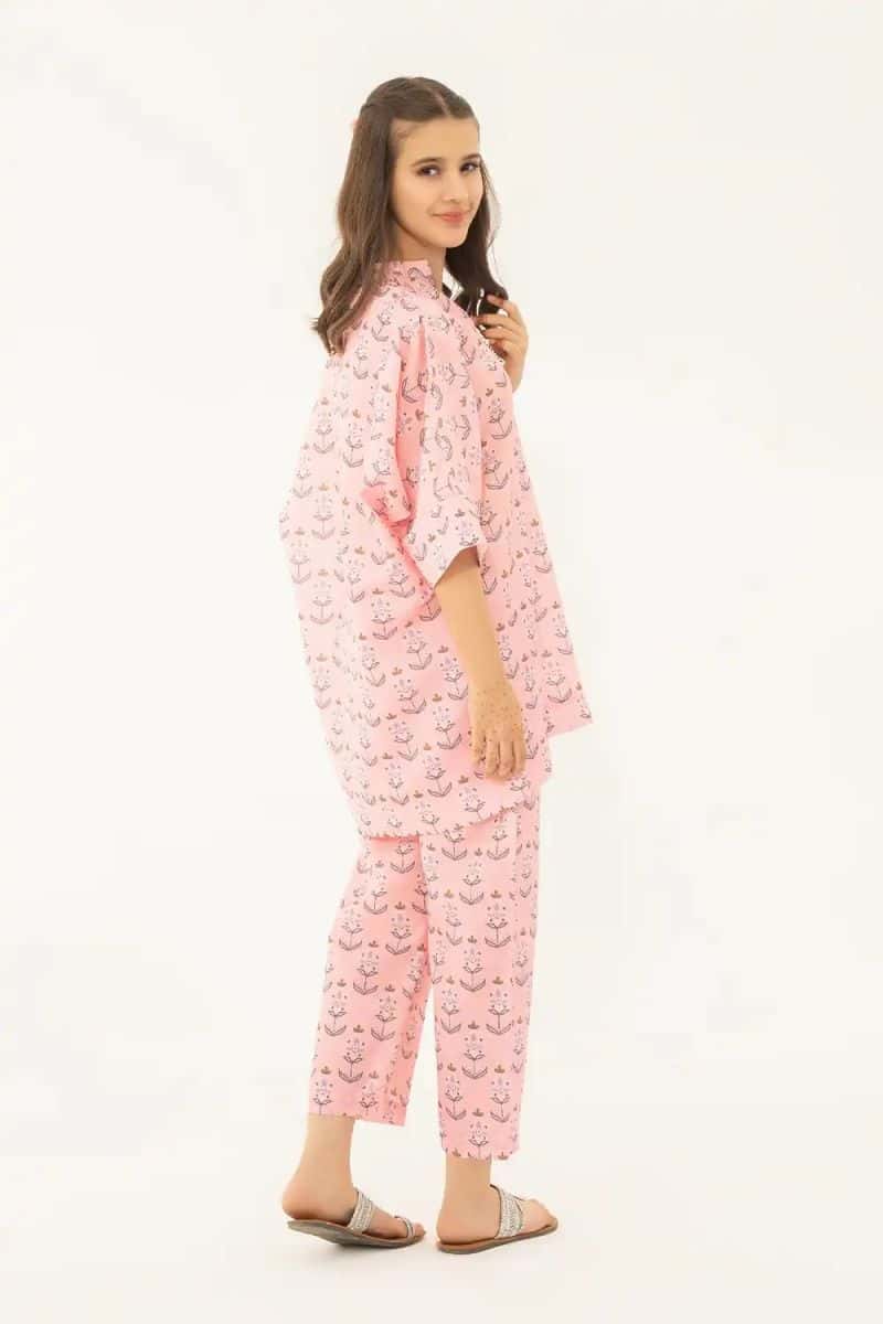 2 Piece - Printed Texture Suit - alternate view