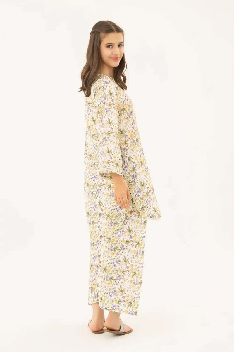2 Piece - Printed Texture Suit - alternate view