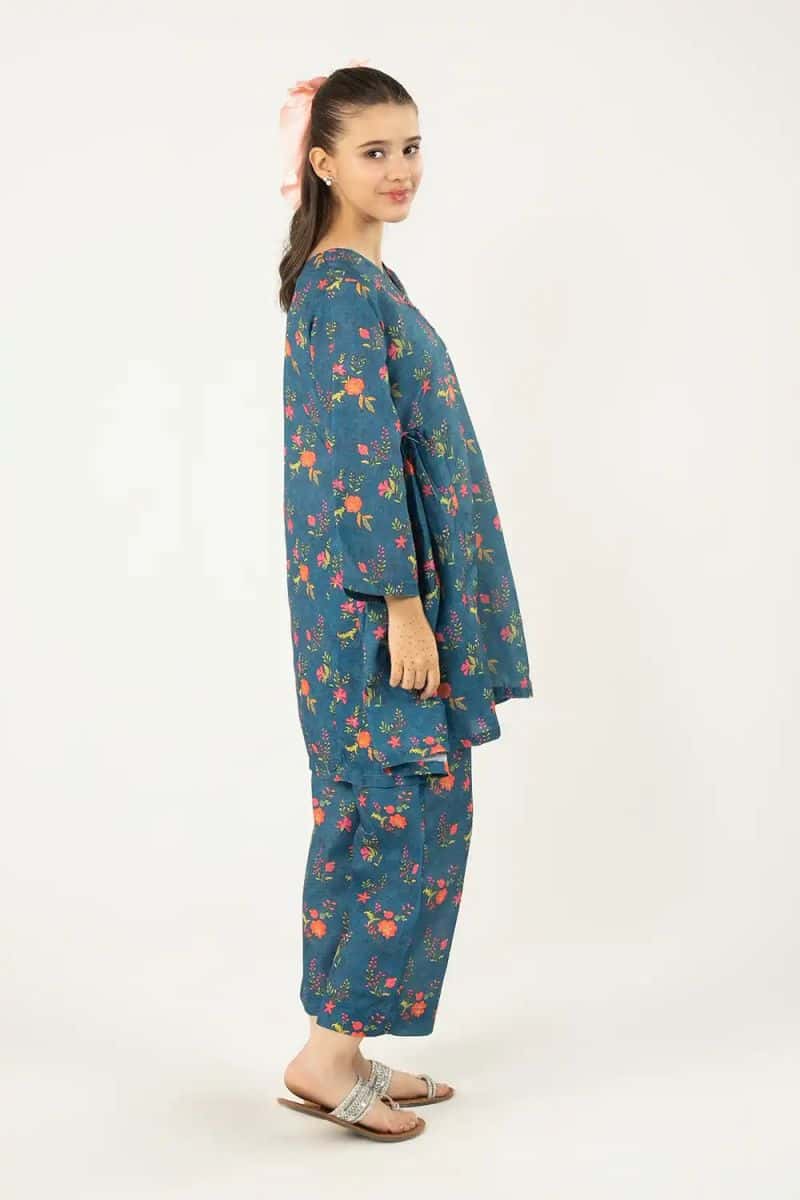 2 Piece - Printed Texture Suit - alternate view