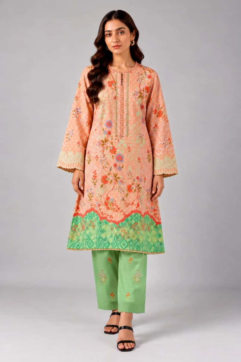 2-PIECE - PRINTED ARABIC LAWN SUIT