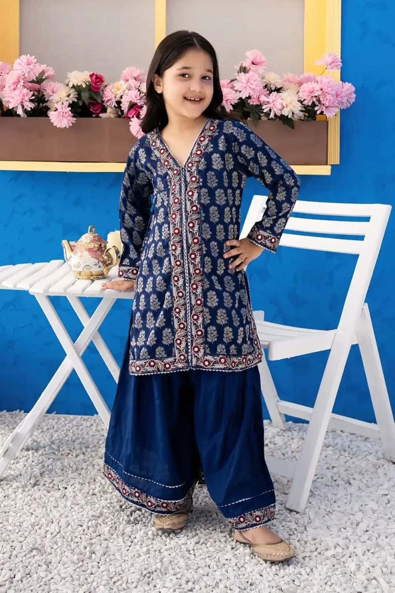 2 Piece - Embroidered Jacquard Suit
