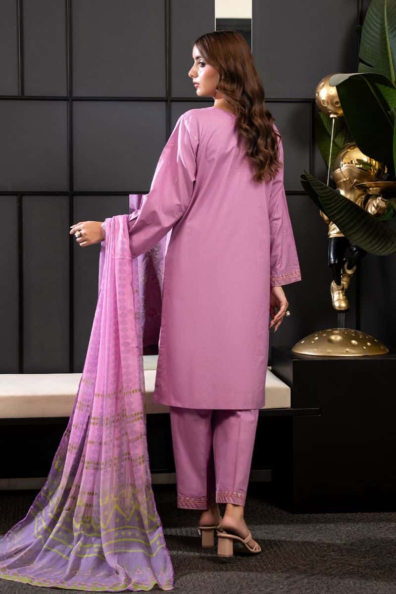 3 Piece - Embroidered Lawn Suit - alternate view