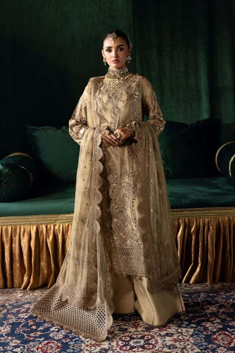 Embroidered Chiffon Unstitched Suit