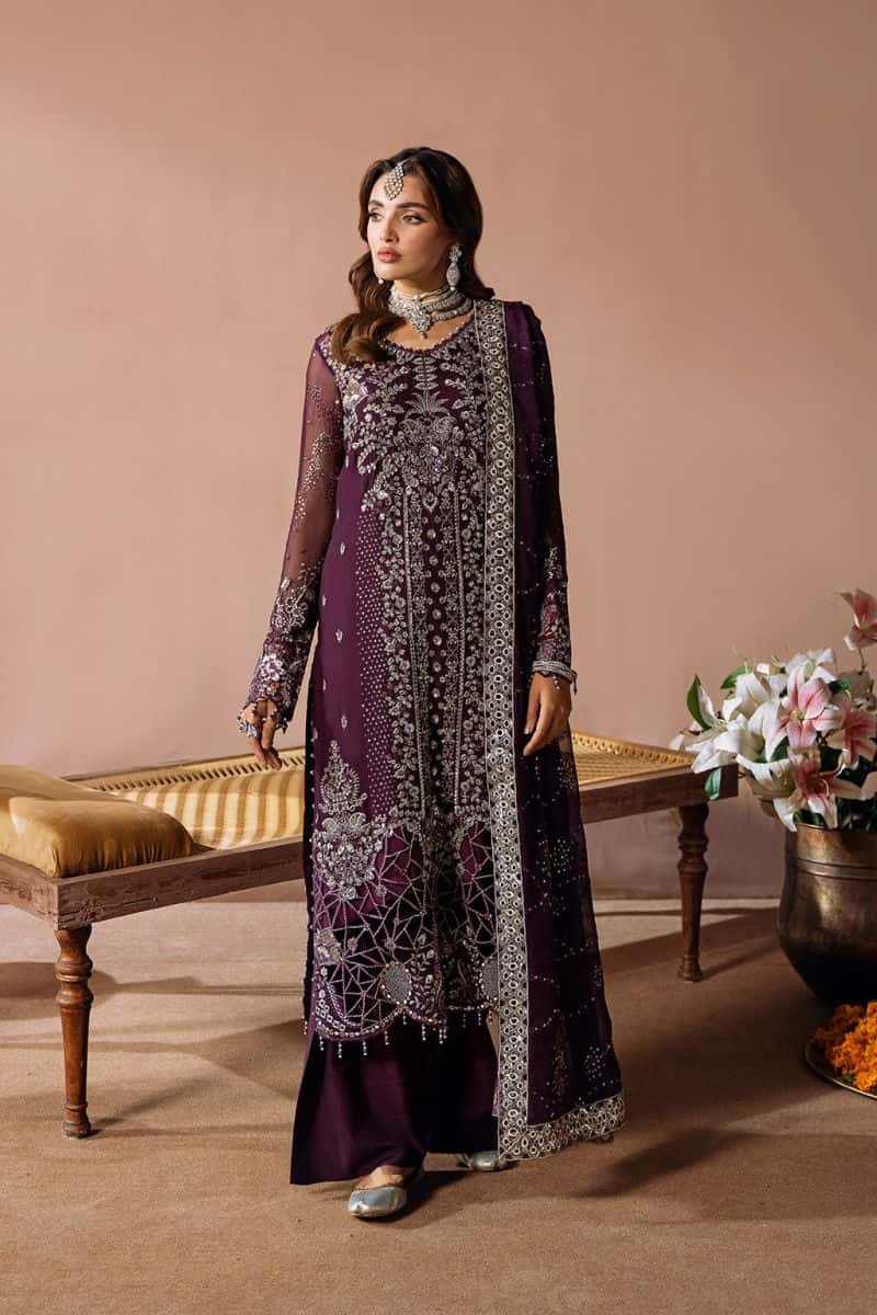 Embroidered Chiffon Unstitched Suit