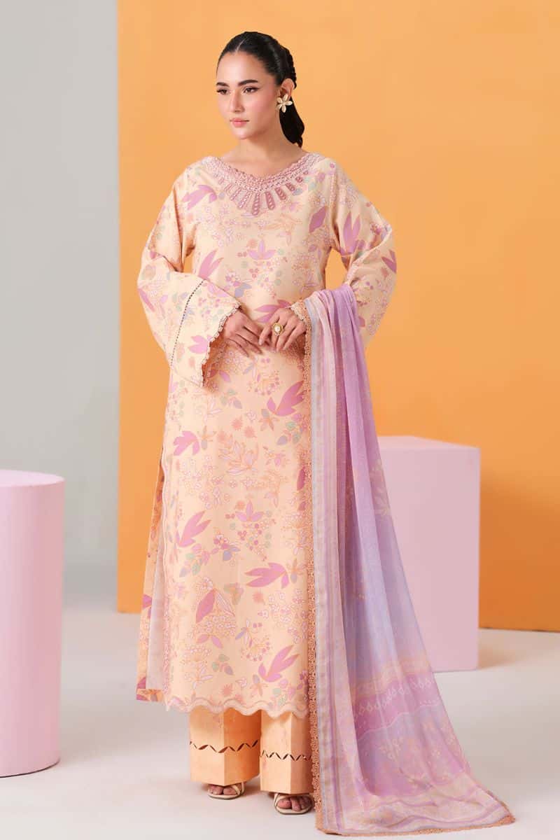 Embroidered Lawn Unstitched Suit