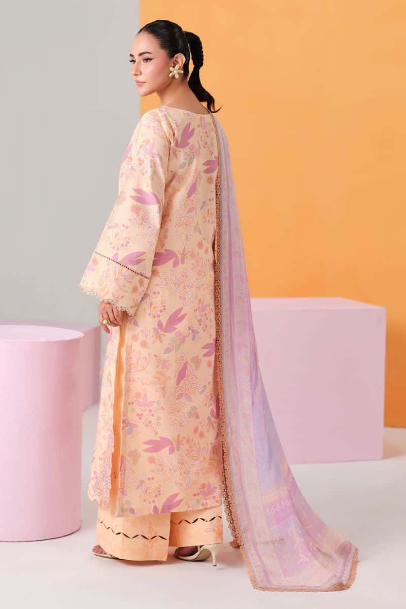Embroidered Lawn Unstitched Suit - alternate view