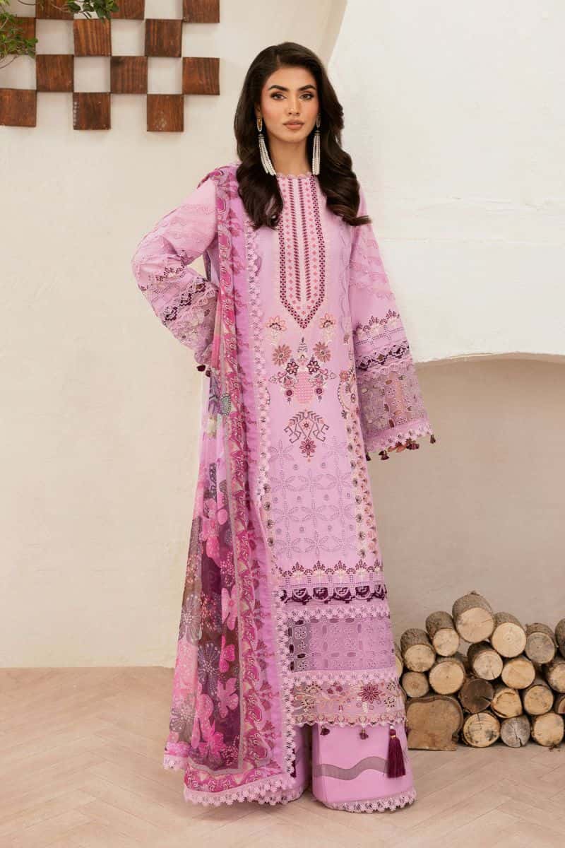 Embroidered Lawn Unstitched Suit