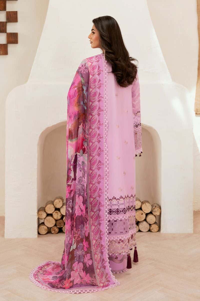 Embroidered Lawn Unstitched Suit - alternate view