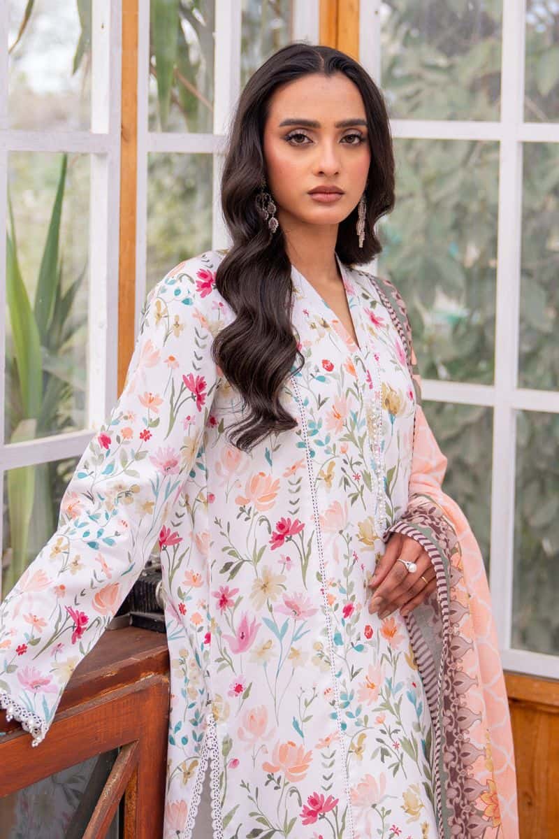 Printed - 2 Pc Lawn Suit (Lawn Dupatta) - alternate view