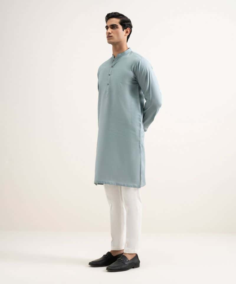 Cotton Jacquard Kurta - alternate view