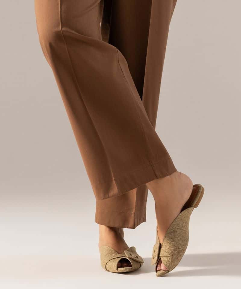 Solid Cotton Viscose Culottes