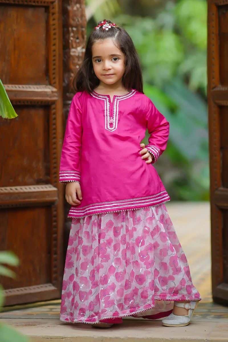 Cotton Silk Embellished 3 Pc Suit - alternate view