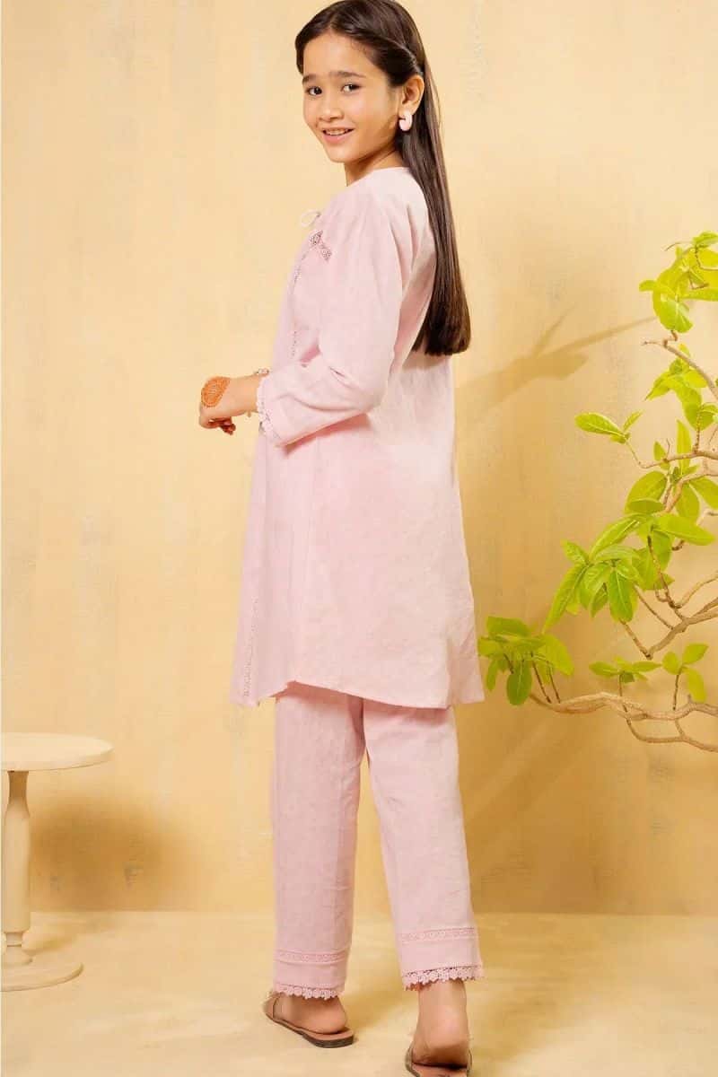 Chambray Cotton 2 Pc Suit - alternate view