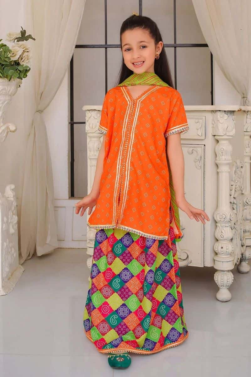 Poly Lawn Digital Printed 3 Pc Suit