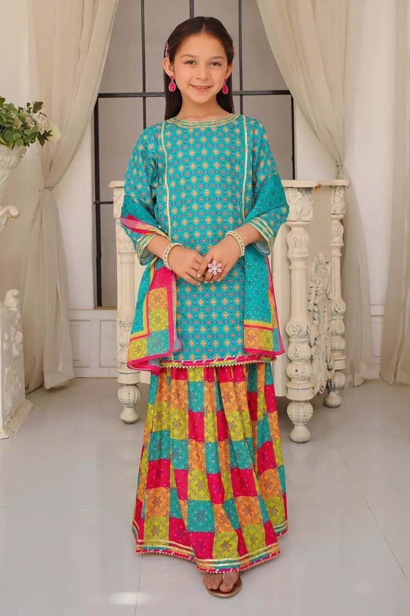 Poly Lawn Digital Printed 3 Pc Suit