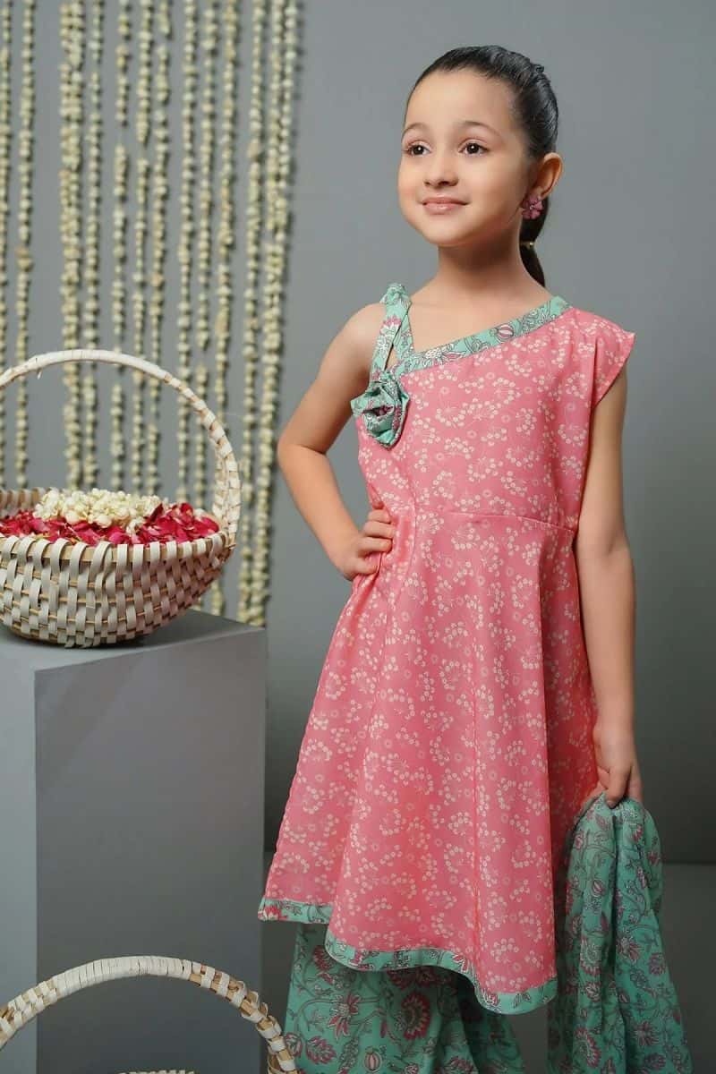 Poly Lawn Digital Printed 3 Pc Suit - alternate view