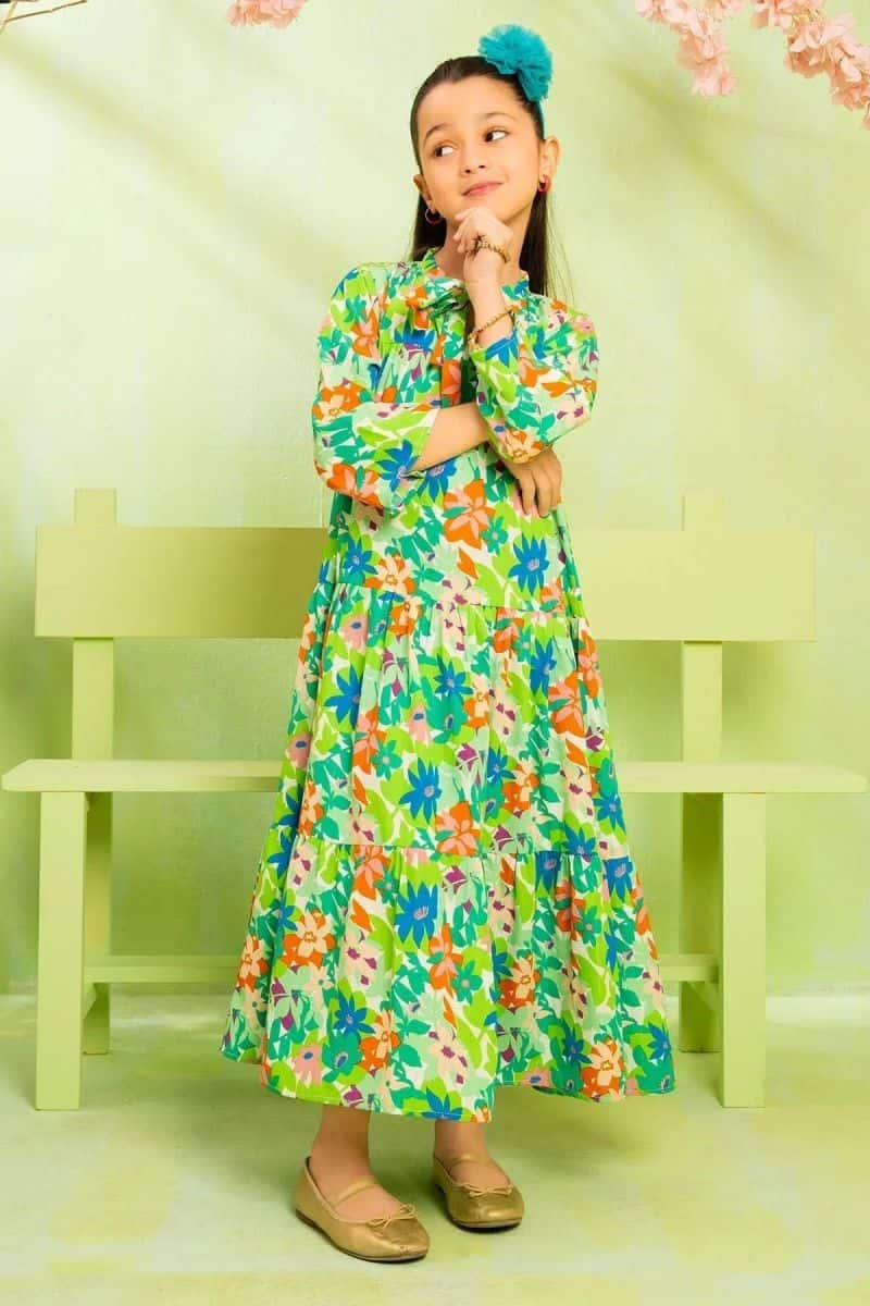 Printed Georgette Dress