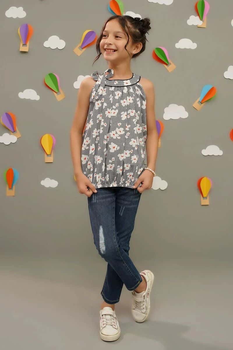 Printed Georgette Top