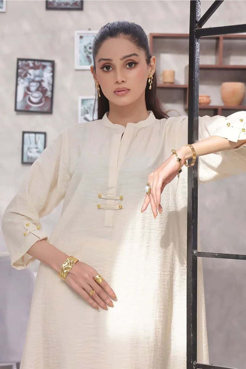 Cotton Yarn Womens 2 Pc Suit - alternate view