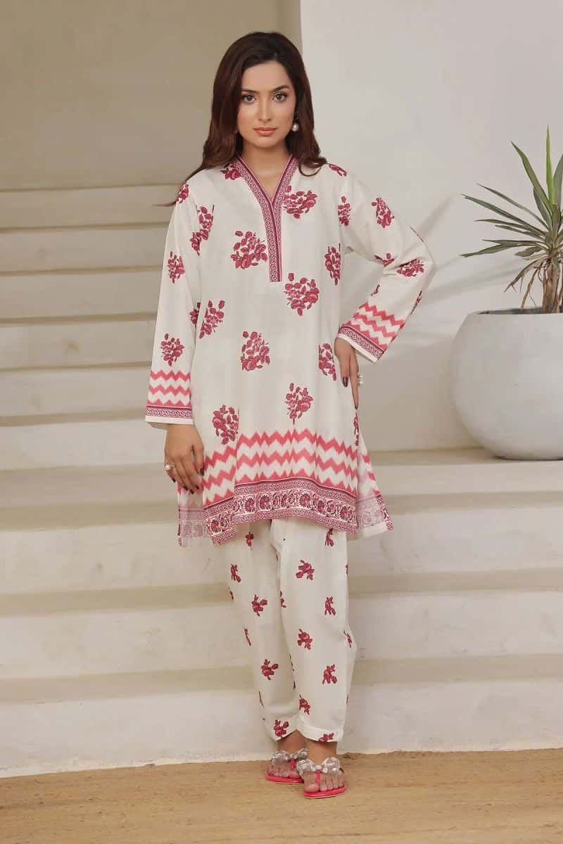 Poly Lawn Digital Printed 2 Pc Suit