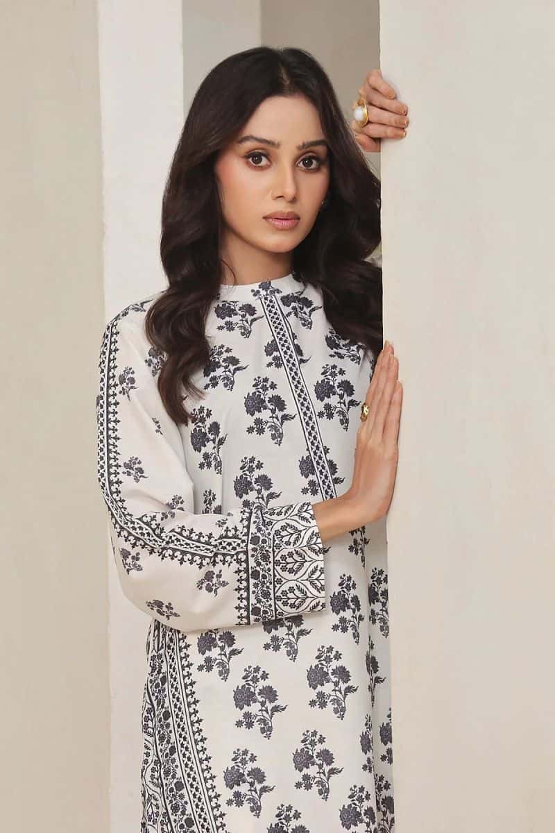 Poly Lawn Digital Printed 2 Pc Suit - alternate view
