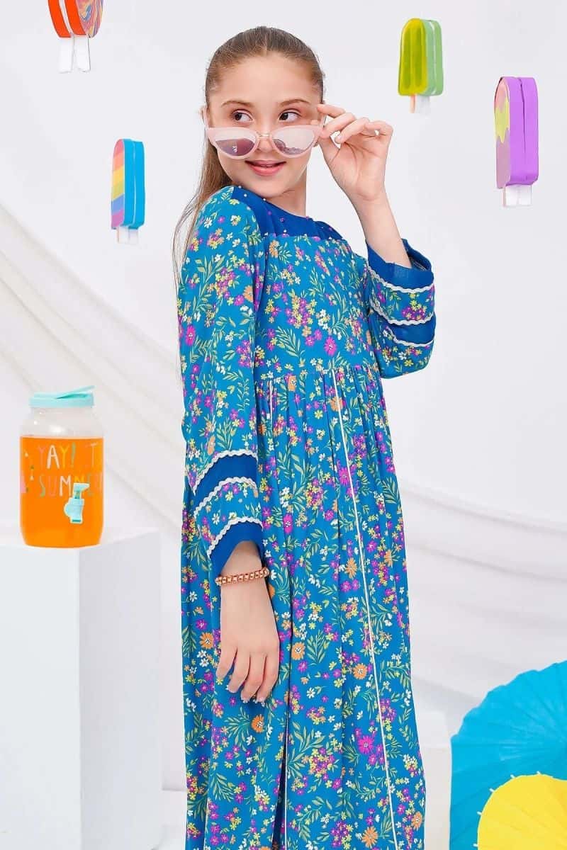 Boski Linen Printed Dress - alternate view
