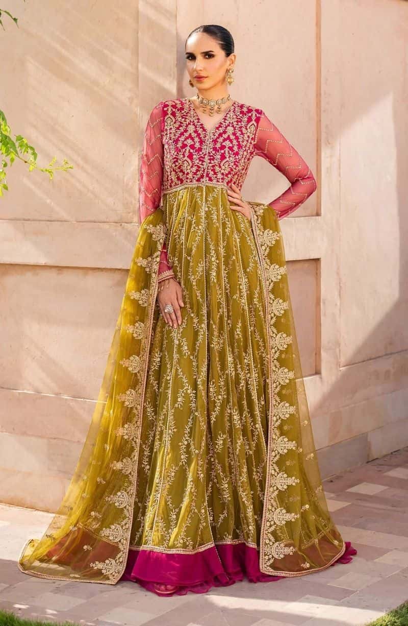 Embroidered Raw Silk Unstitched Suit (SBA-03)