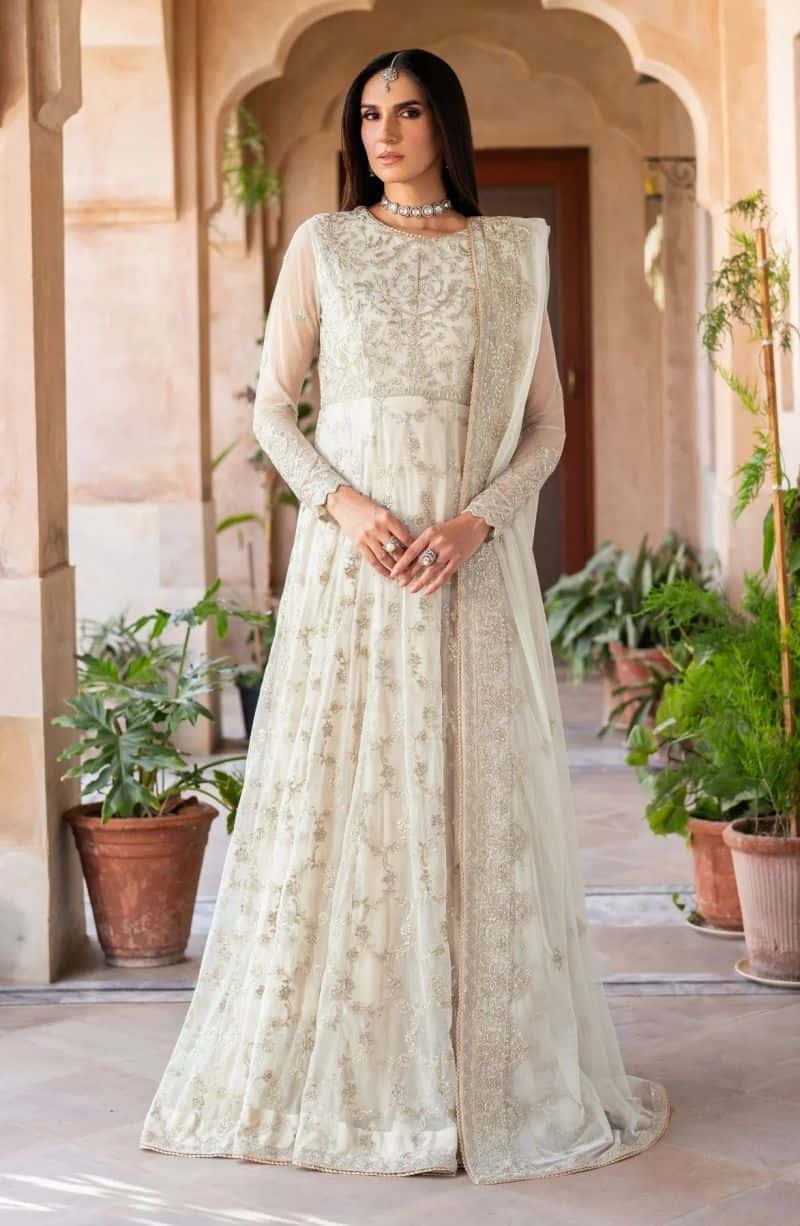 Embroidered Raw Silk Unstitched Suit (SBA-02)
