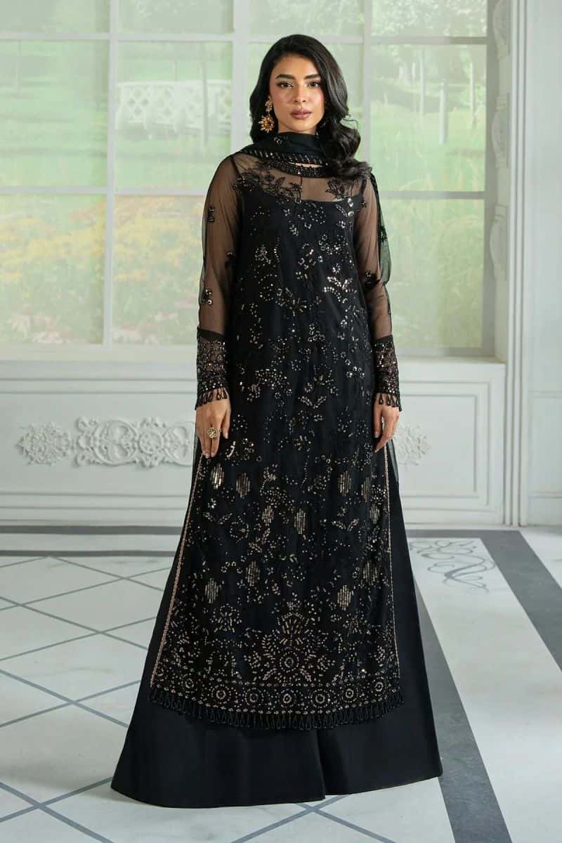 Embroidered Raw Silk Unstitched Suit (ZRI-05)