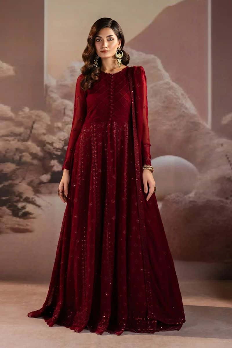 Embroidered Raw Silk Ready-to-Wear Suit (EMC-07) - alternate view