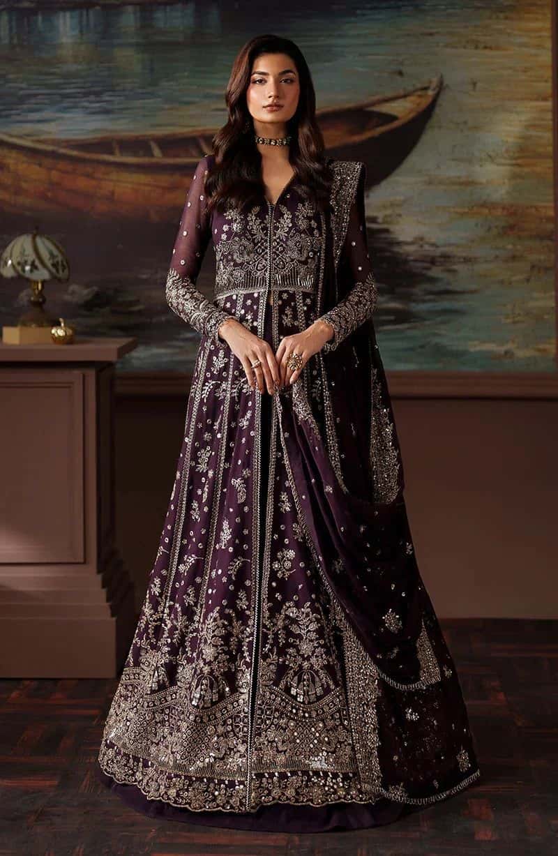 Embroidered Raw Silk Ready-to-Wear Suit (PRC-01)