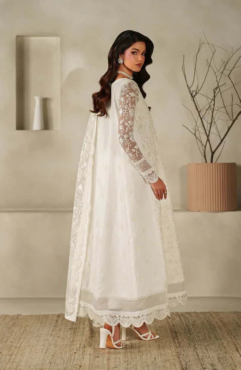 Embroidered Raw Silk Unstitched Suit (MT-03) - alternate view