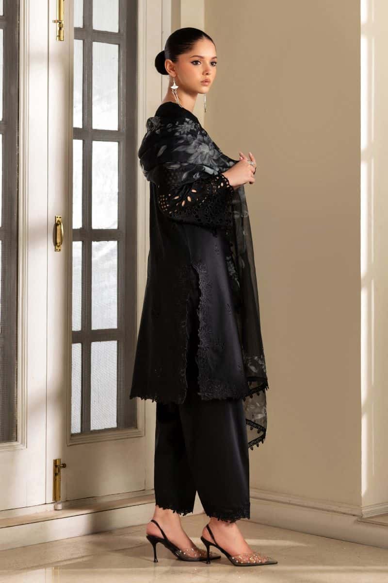 Embroidered Lawn Unstitched Suit - alternate view