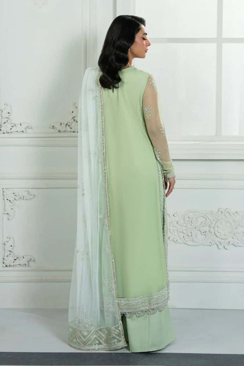 Embroidered Raw Silk Ready-to-Wear Suit (ZRI-04) - alternate view