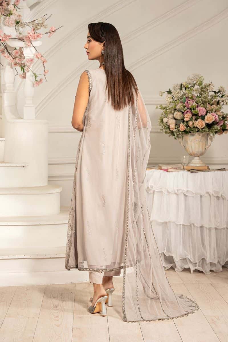 Embroidered Raw Silk Ready-to-Wear Suit (ZFE-05) - alternate view