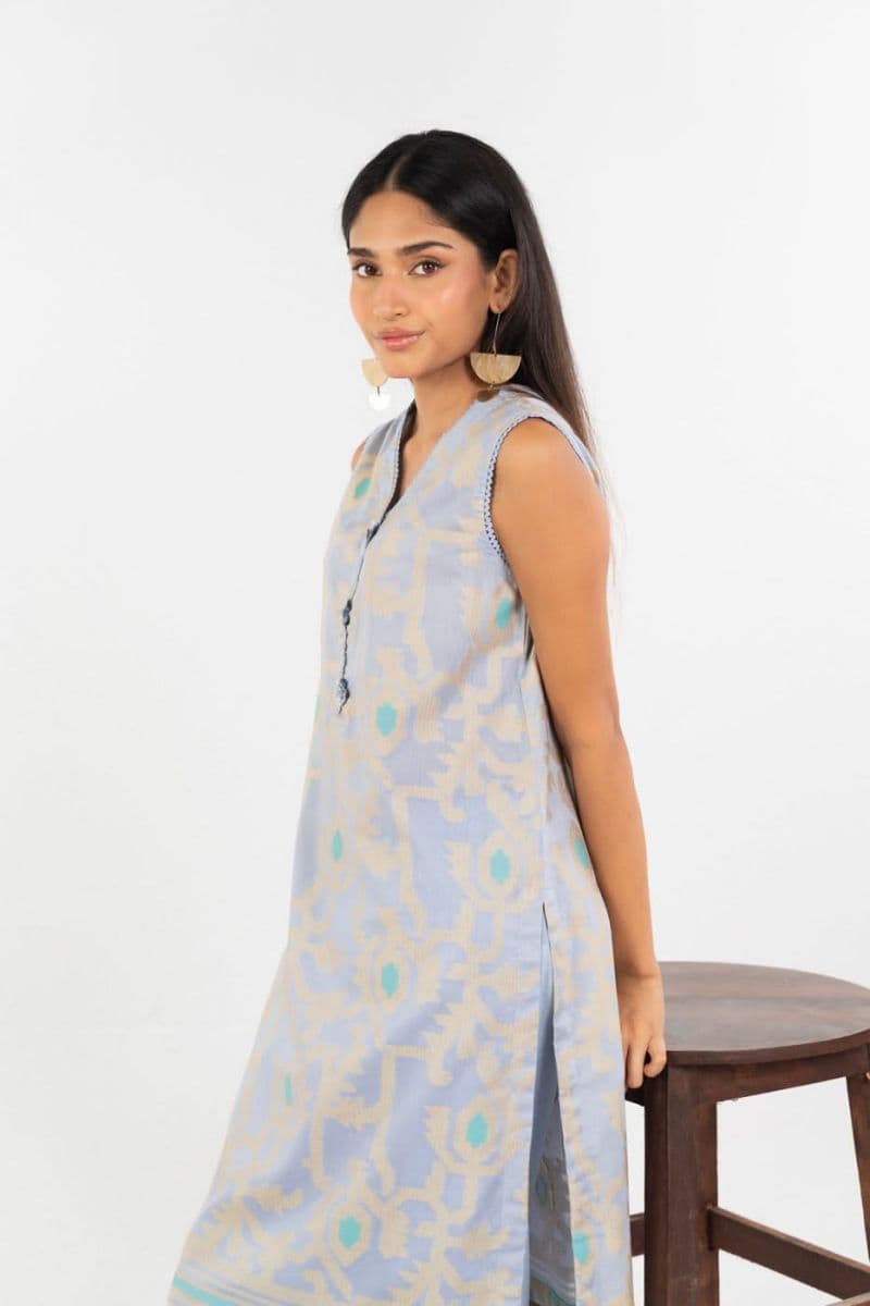 Light Purple Jacquard 2 Piece Ready-to-Wear Shirt thumbnail