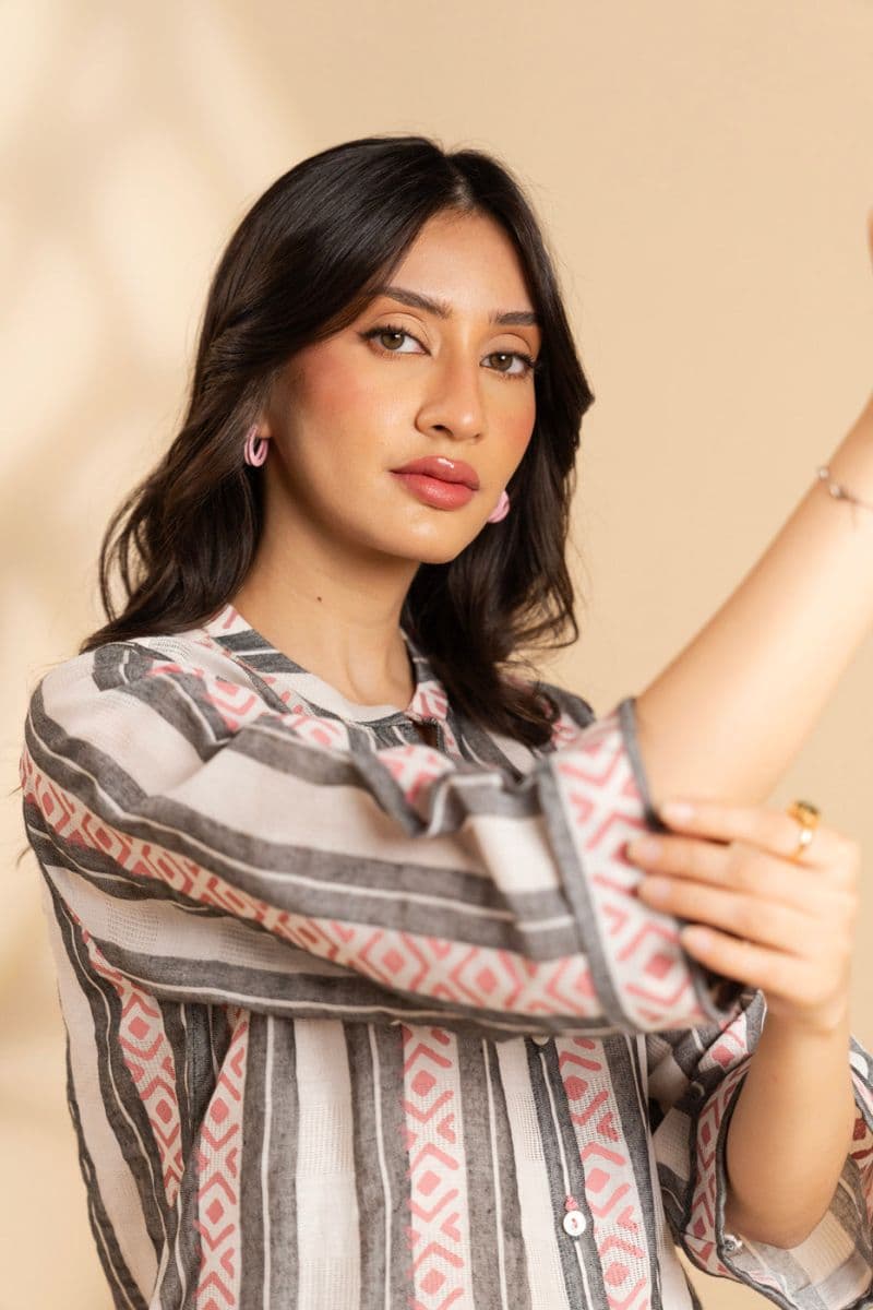 Multi Printed 2 Piece Ready-to-Wear Suit thumbnail