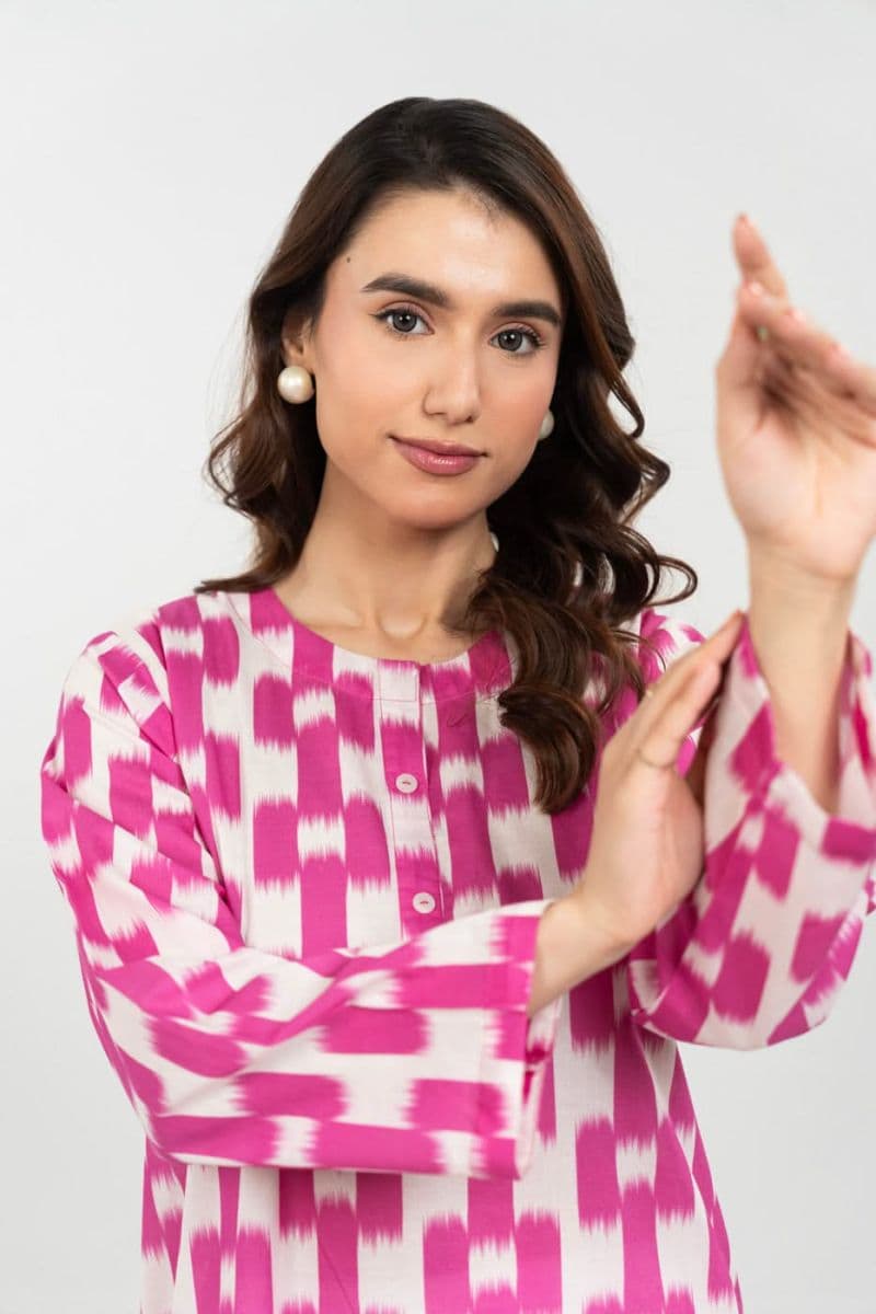 Pink Cambric Ready-to-Wear Shirt