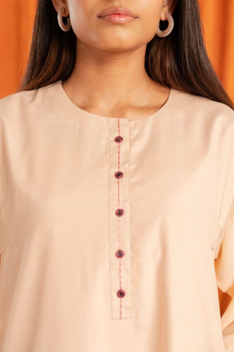 Peach Yarn Dyed Ready-to-Wear Suit