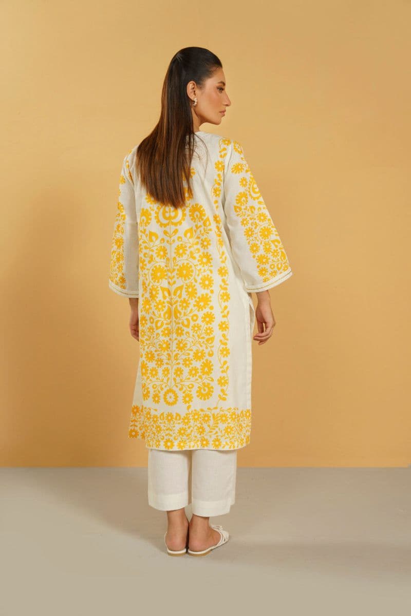 Yellow/Cream Irish 2 Piece Ready-to-Wear Shirt