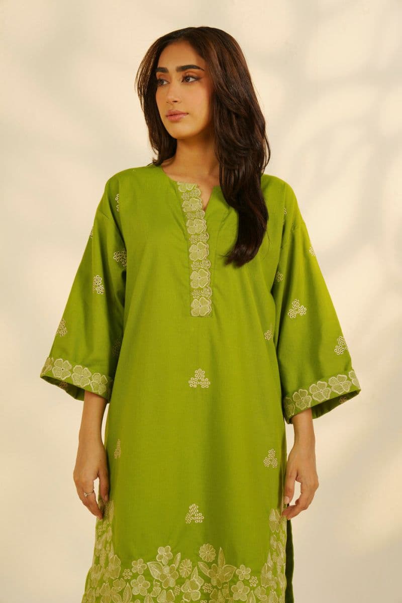 Green Embroidered Ready-to-Wear Shirt thumbnail