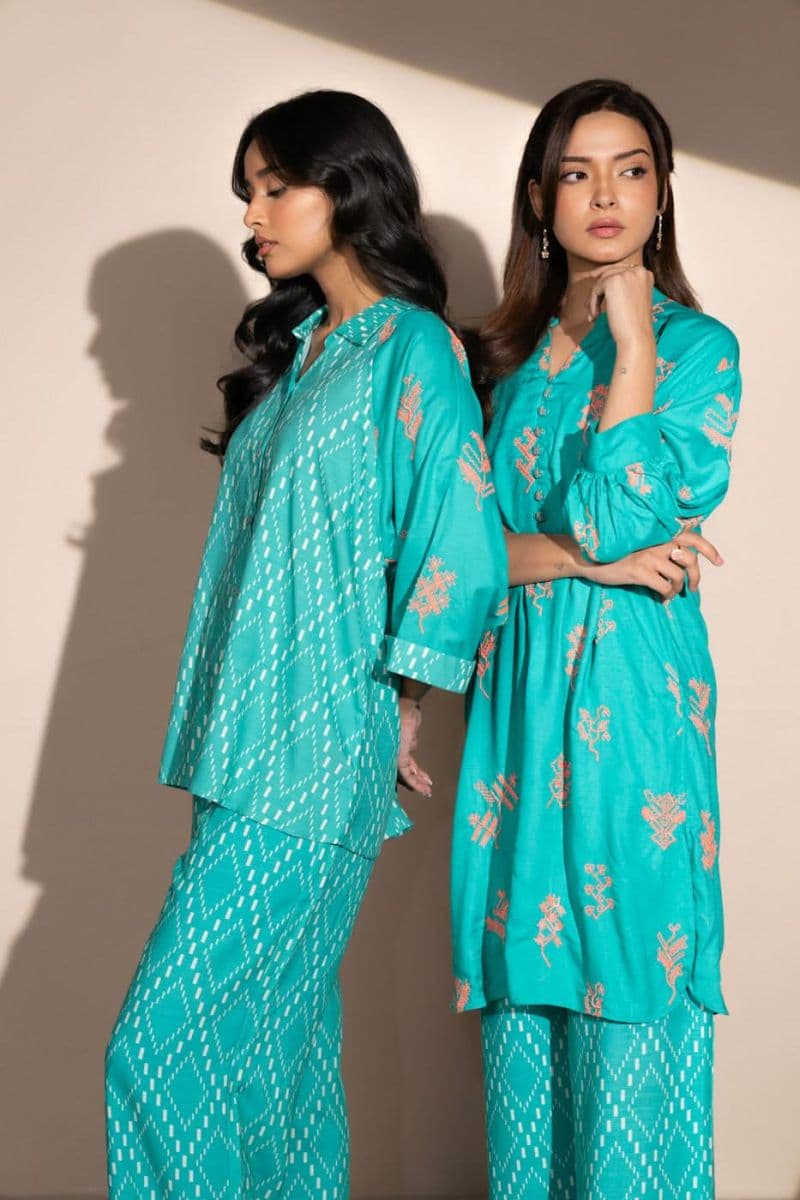 Green Embroidered Silk Ready-to-Wear Shirt thumbnail