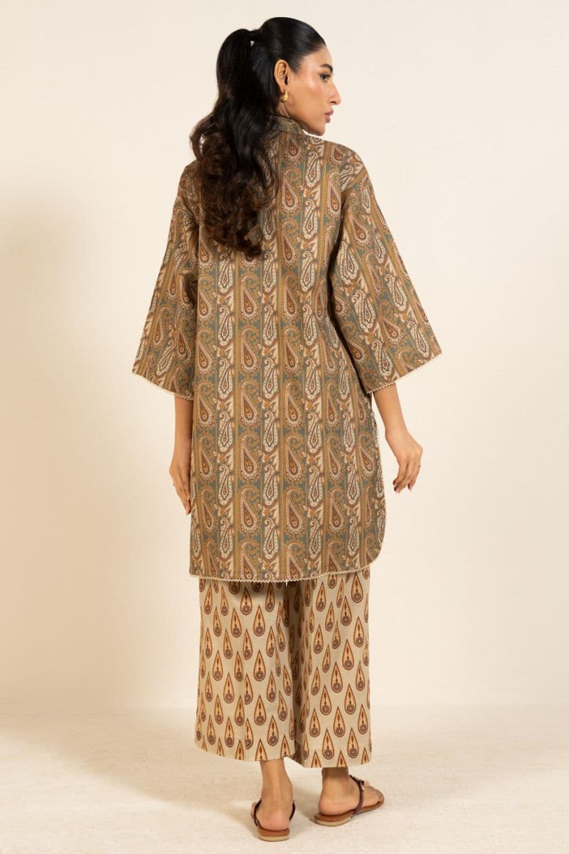 Green Printed Lawn 2 Piece Unstitched Suit thumbnail